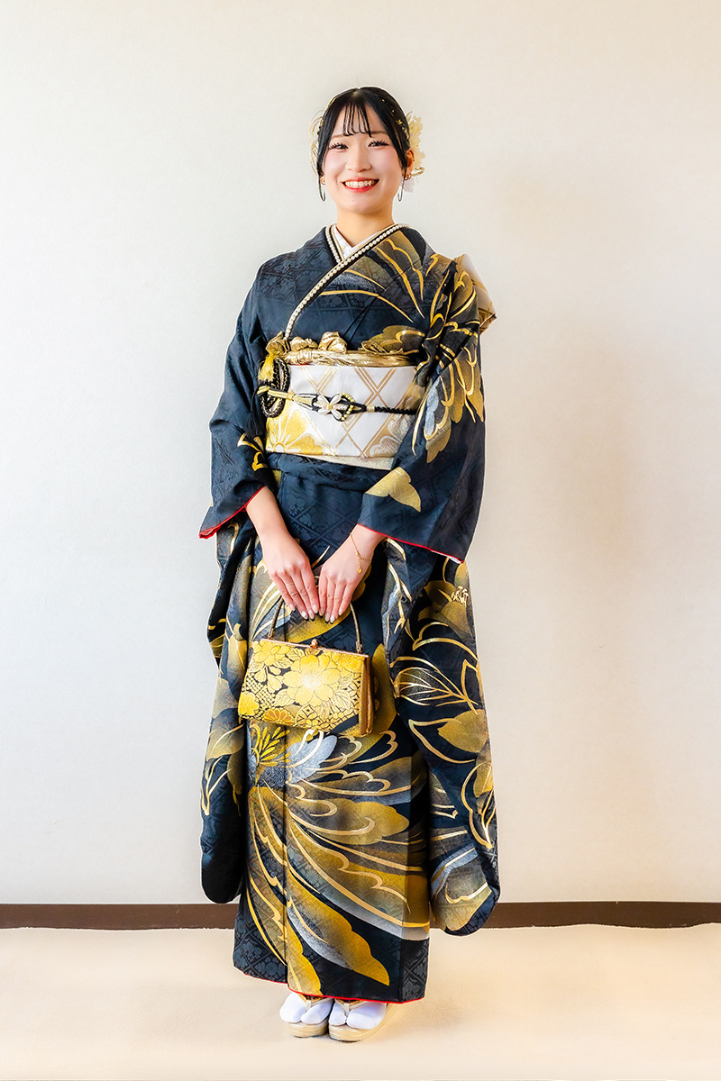 長浜市20歳のつどい振袖_浅井文化ホールご出席05