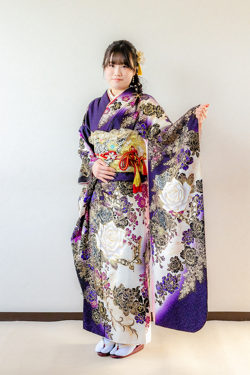 長浜市20歳のつどい振袖_浅井文化ホールご出席07